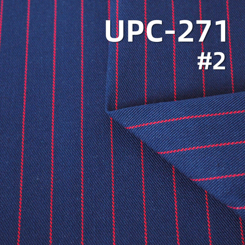 100% Cotton Yarn-Dyed Stripe Fabric | 8.5oz Lightweight LHT Twill | For Skirts & Shirting