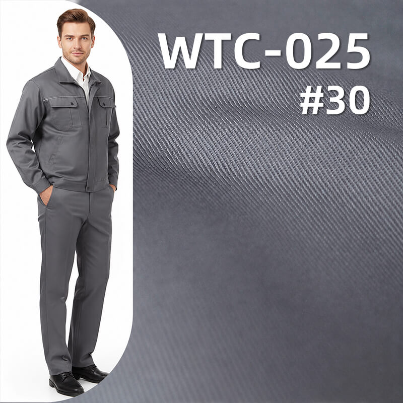 Poly-Cotton Twill Fabric | 235g/m2 T/C Workwear Drill | For Uniforms, Work Pants & Jackets