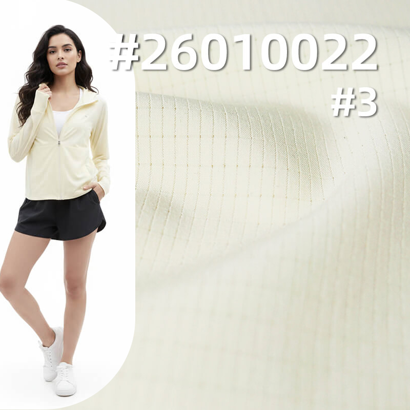 Cool-Touch Mesh Grid Fabric|140g/m2 Cooling Polyester Stretch Grid Fabric|Sportswear Running Wear Lightweight Outdoor Fabric