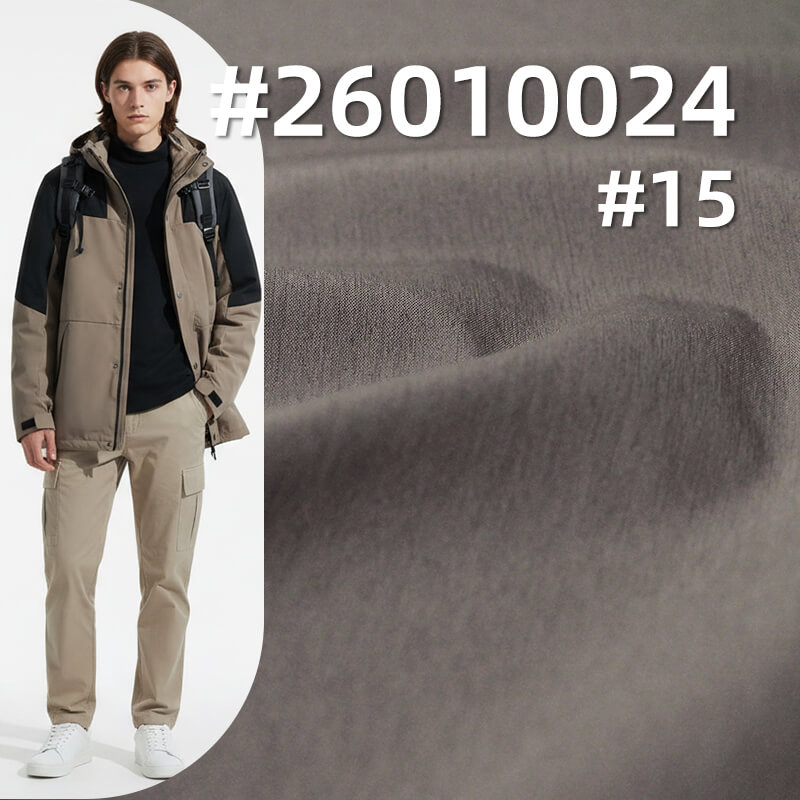 105g/m2 100% Polyester Two-Tone Plain Weave Fabric|Jacket Casual Trousers Shell Outdoor Pants Fabric