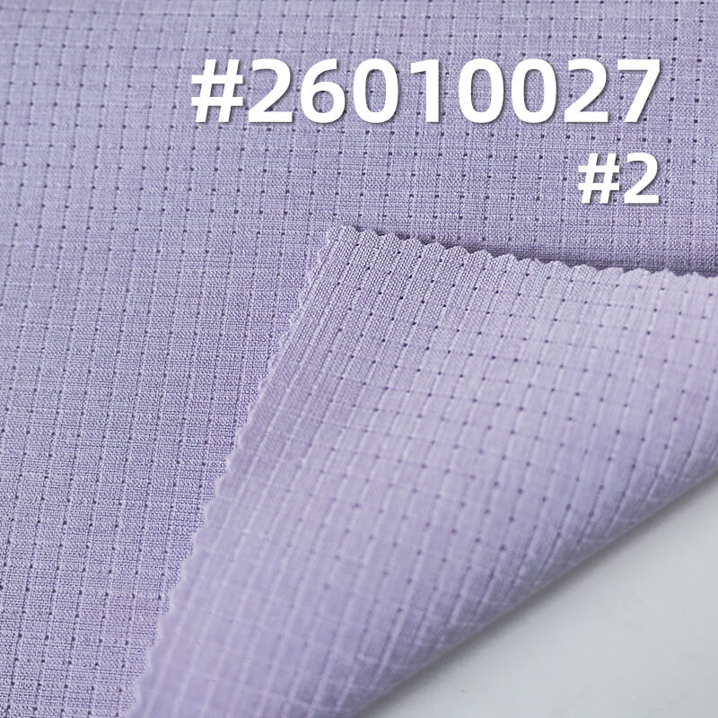 Mesh Grid Dyed Fabric|155g/m2 Polyester Stretch Grid Fabric|Pants Casualwear Outdoor Sports Fabric
