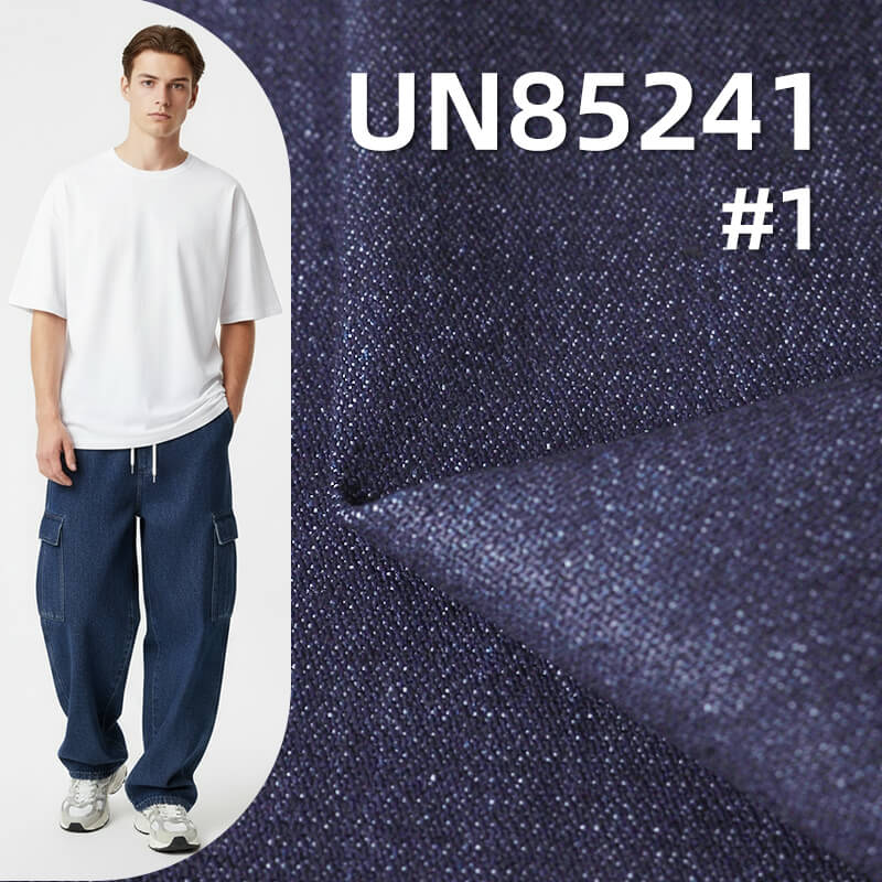 Broken Twill Micro-Grid Denim|12.4oz Cotton Polyester Viscose Denim|Fashion Jeans Jacket Bag Fabric