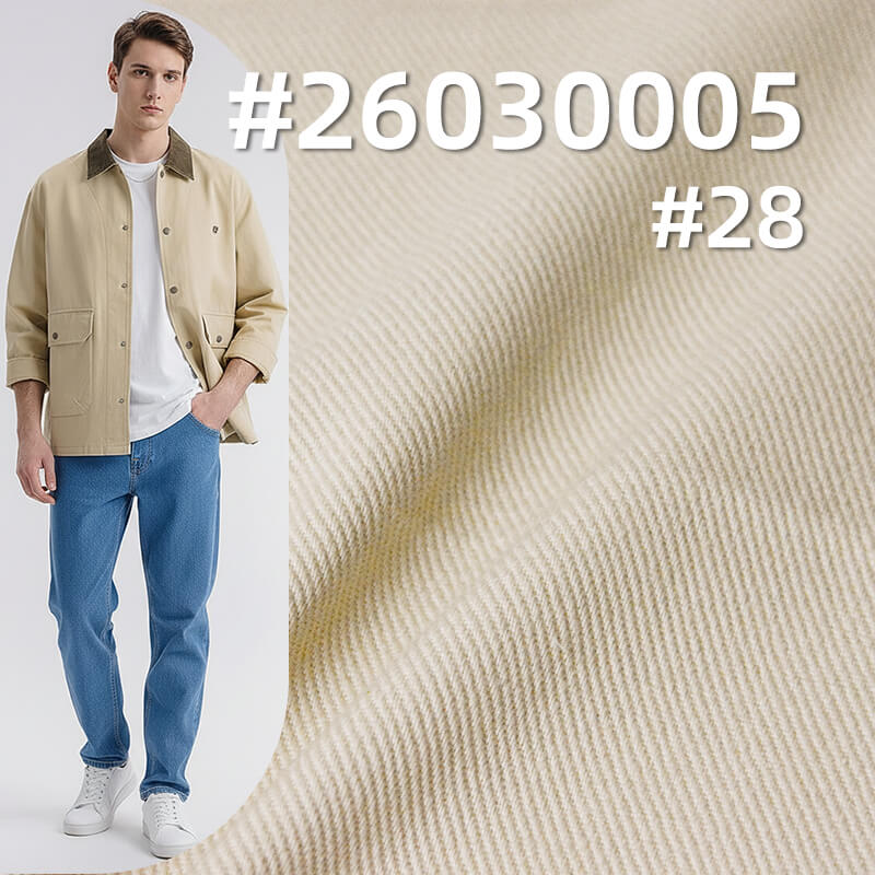 100% Cotton 10*10 Twill Drill|280g/m2 Sand-Washed Dyed Fabric|Workwear Jacket & Pants Fabric