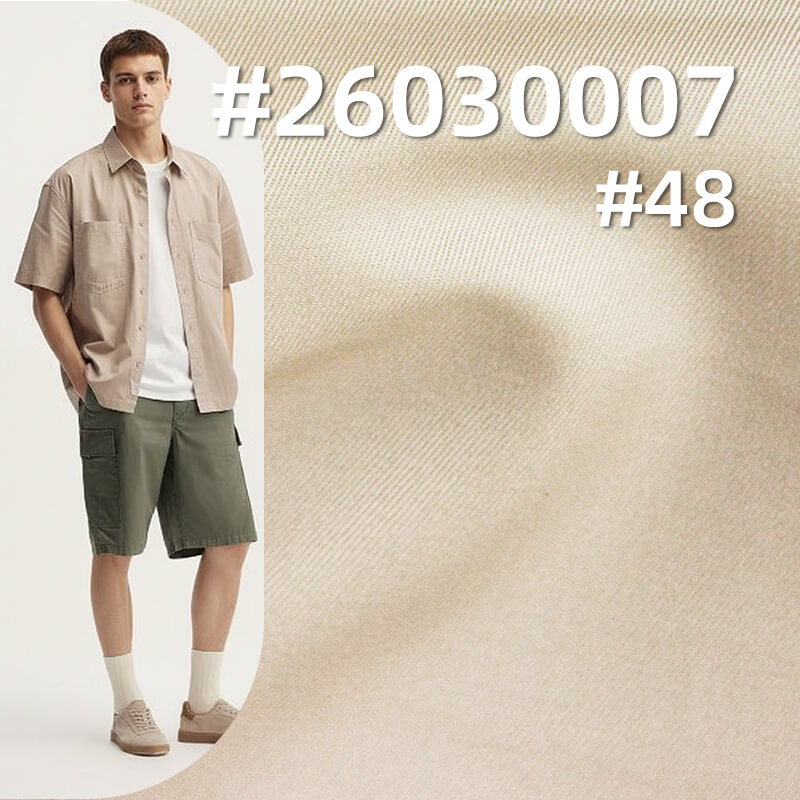 100% Cotton 32s Combed Twill Dyed Fabric 185g/m2|Shirt Casual Trousers Skirt & Suit Fabric