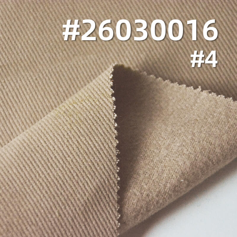 100% Cotton High-Density Twill Fabric|360g/m2 Snowflake-Effect Napped Dyed Fabric|Brushed-Back|Workwear Jacket & Pants Fabric