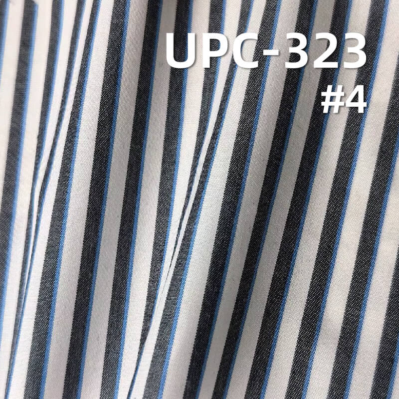 All-Cotton Yarn-Dyed Stripe Fabric | 110g/m2 Striped Plain Fabric | Fabric for Shirts & Dresses
