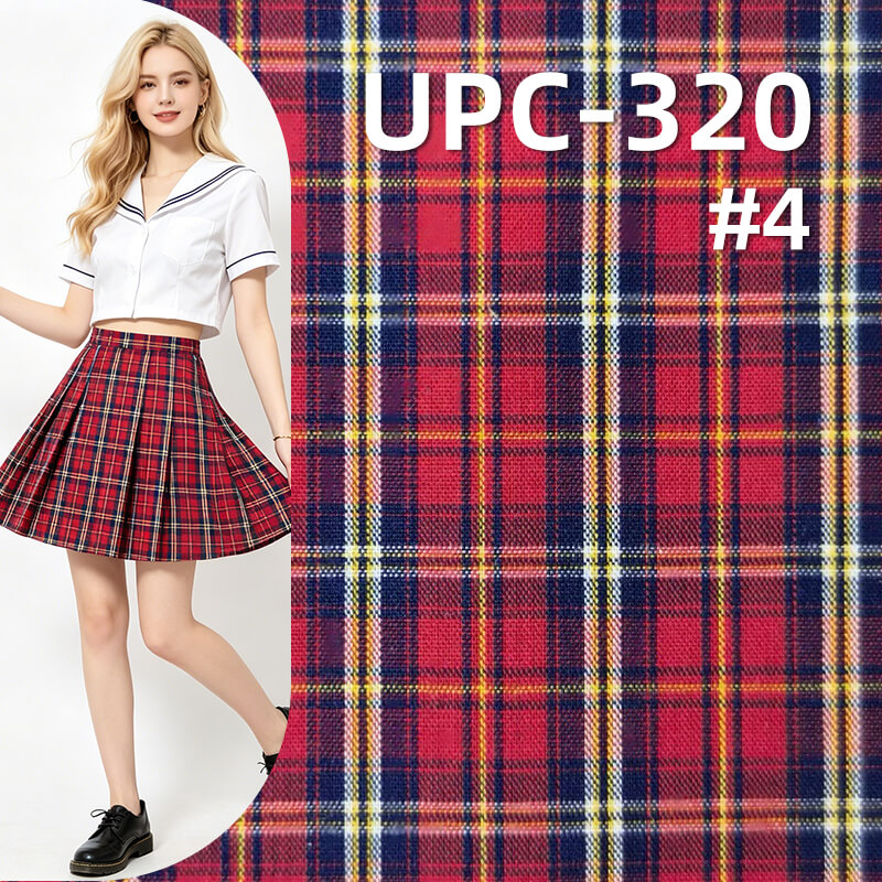 All-Cotton Yarn-Dyed Check Fabric | 102g/m2 Cotton Plain Fabric | Fabric for Plaid Shirts, Dresses & Uniforms