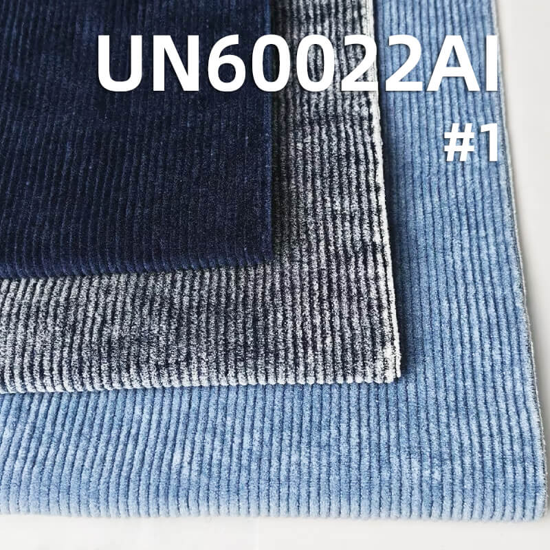 Indigo Corduroy | 365g/m2 Denim Corduroy | 8W Stretch Corduroy | Washable | Fabric for Jackets, Skirts & Pants