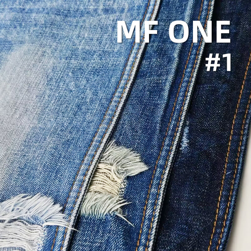 100% Cotton Slub Denim |15oz Cotton Twill Fabric | Denim for Jeans, Jackets, Casual Outerwear Fabric