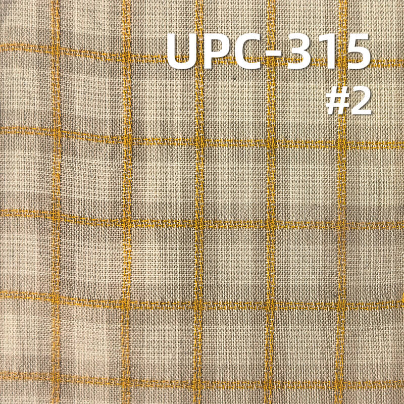All-Cotton Yarn-Dyed Dobby Check Fabric | 91g/m2 Lightweight Dobby Material | Fabric for Plaid Shirts & Dresses