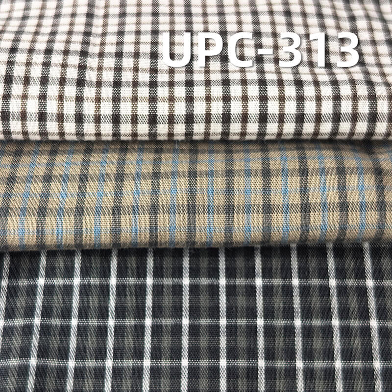 All-Cotton Yarn-Dyed Check Fabric | 105g/m2 Lightweight Cotton Plain Fabric | Fabric for Plaid Shirts & Dresses