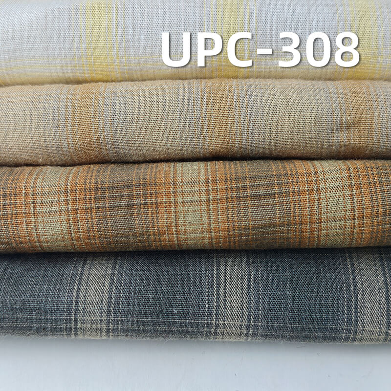 All-Cotton Yarn-Dyed Check Fabric | 105g/m2 Cotton Plain Fabric | Fabric for Plaid Shirts & Dresses