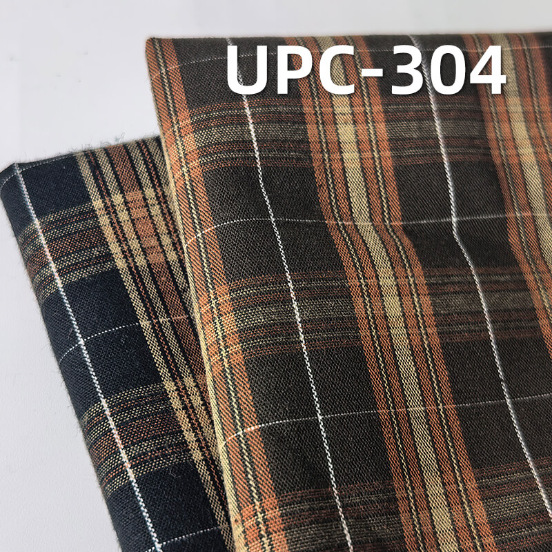All-Cotton Yarn-Dyed Check Fabric | 110g/m2 Cotton Plain Fabric | Fabric for Plaid Shirts & Dresses