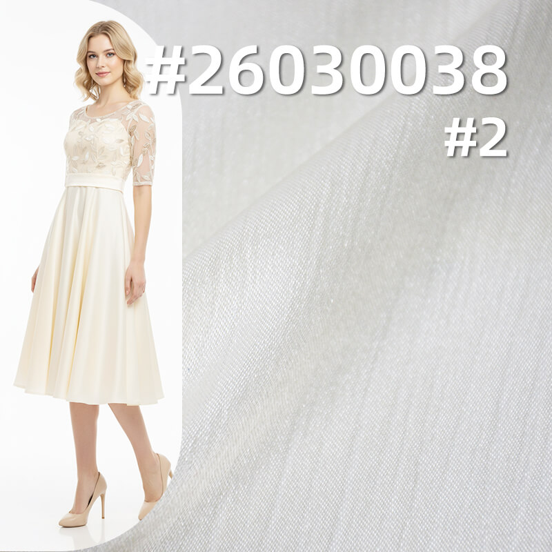 Satin Diamond Crepe|135g/m2 Polyester Satin Fabric|Shirt Skirt Gown & Performance Wear Fabric