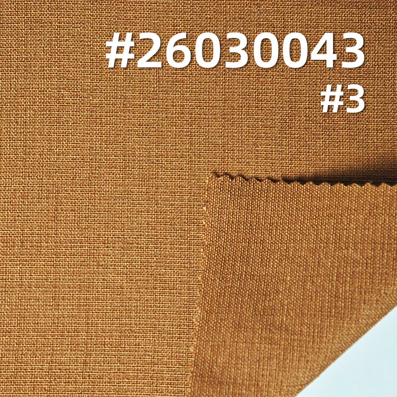 135g/m2 Linen-Look Polyester Plain Weave Fabric|Stretch Dyed Fabric|Shirt Dress & Hanfu Fabric