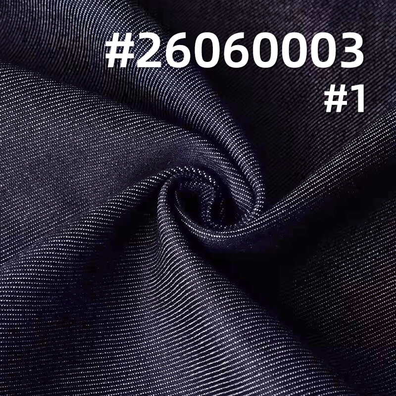 Color-Retaining Denim Fabric | 9.6 oz Lyocell Stretch Twill Denim | Fabric for Denim Shirts & Skirts