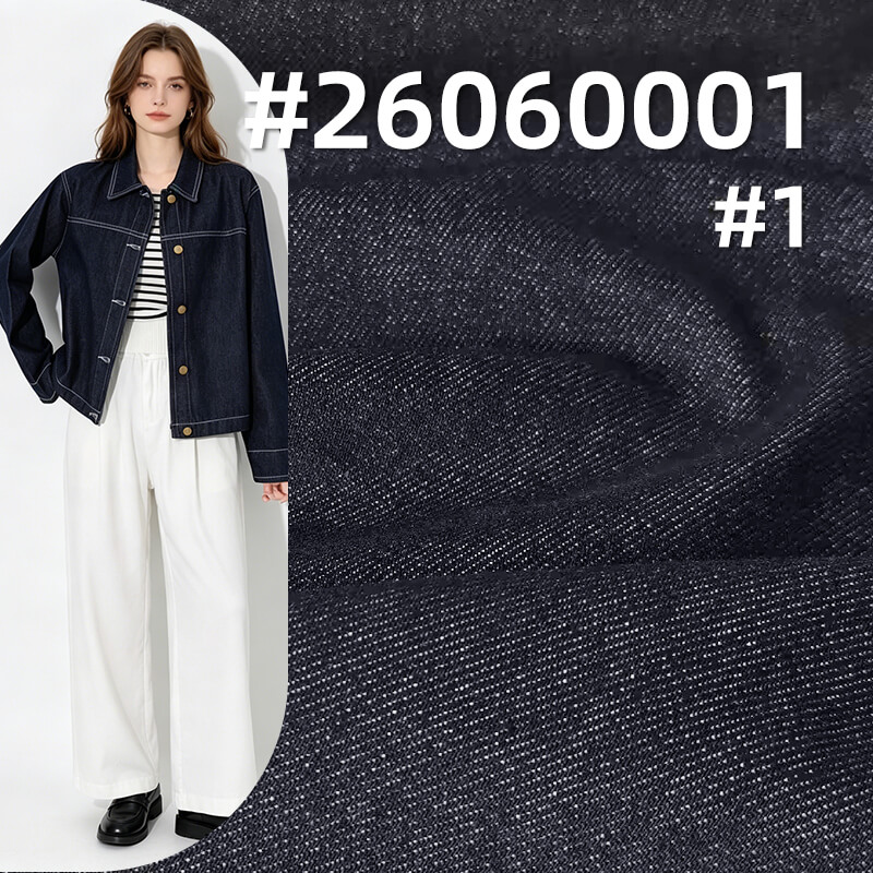 Color-Retaining Denim Fabric | 10.4 oz Stretch Twill Denim | Fabric for Denim Skirts & Shirts