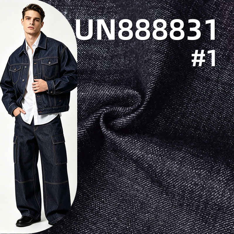 Horizontal & Vertical Slub Selvedge Denim Fabric | 13 oz Cotton Twill Denim | Fabric for Jeans & Trendy Denim Jackets