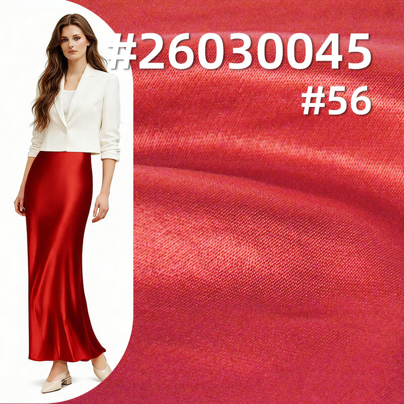 Acetate-Look Lustrous Crepe Satin|180g/m2 Polyester Satin Fabric|Shirt Gown & Dress Fabric