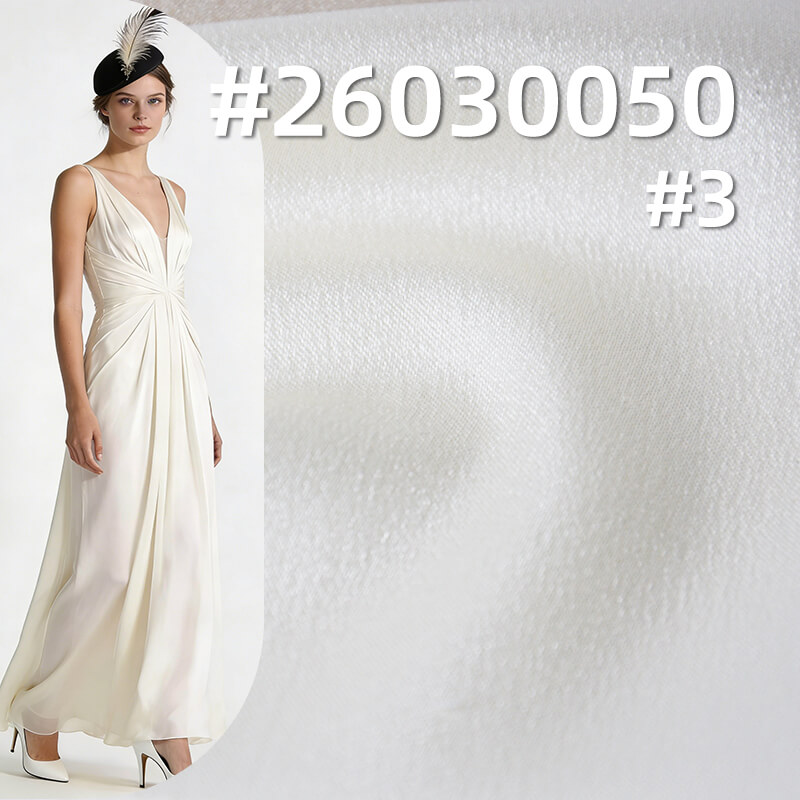 170g/m2 Shimmering Polyester Satin Fabric|Shirt Dress & Gown Fabric