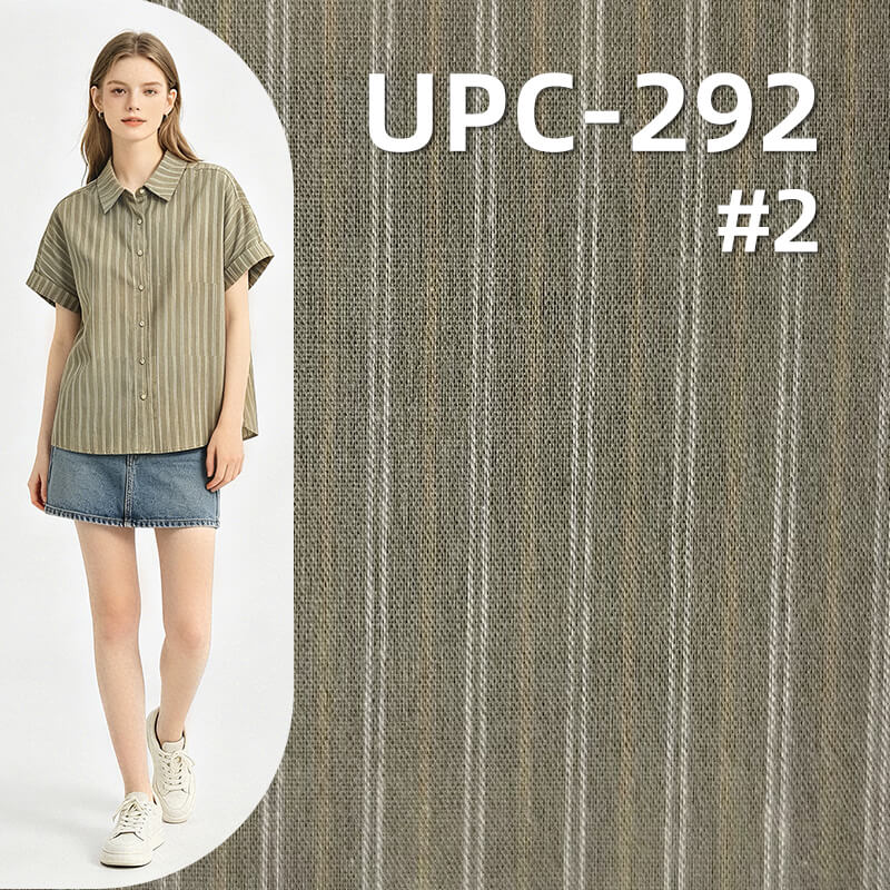 100% Cotton Yarn-Dyed Plaid & Striped Fabric | 115g/m² Plain Weave Textile | Fabric for Casual Shirts & Dresses