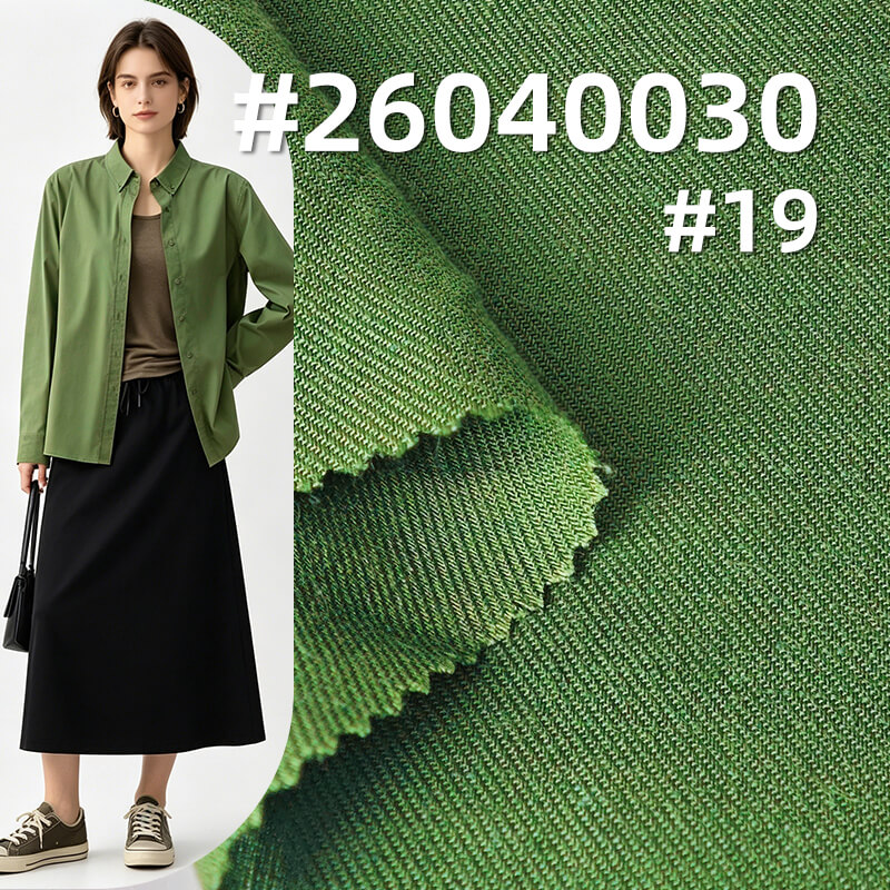 Two-Sided Twill Fabric |130g/m² Tencel-Rayon-Linen Blend Woven Textile | Fabric for Women's Fashion, Shirts & Skirts