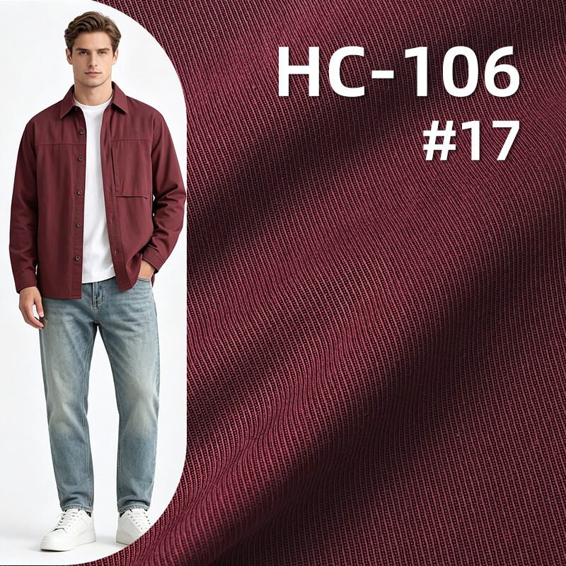 195g/m2 Cotton-Nylon Cavalry Twill Dyed Fabric|Jacket Trench Coat Workwear Pants & Skirt Fabric
