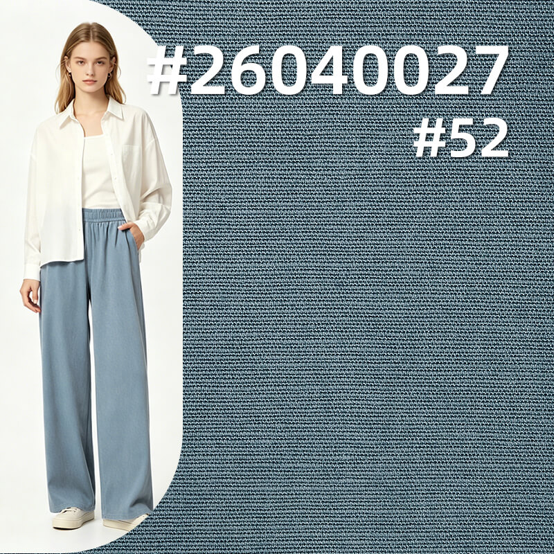 220g/m² Polyester-Rayon-Nylon Cross-Striped Fabric | Plain Woven Textured Textile | Fabric for Casual Outerwear, Suits, Trousers & Skirts