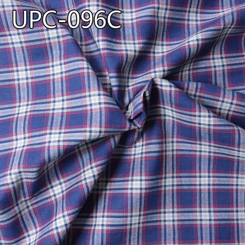 126g/m² 100% Cotton Yarn-Dyed Check Fabric | Fabric for Pants, Skirts, Check Shirts