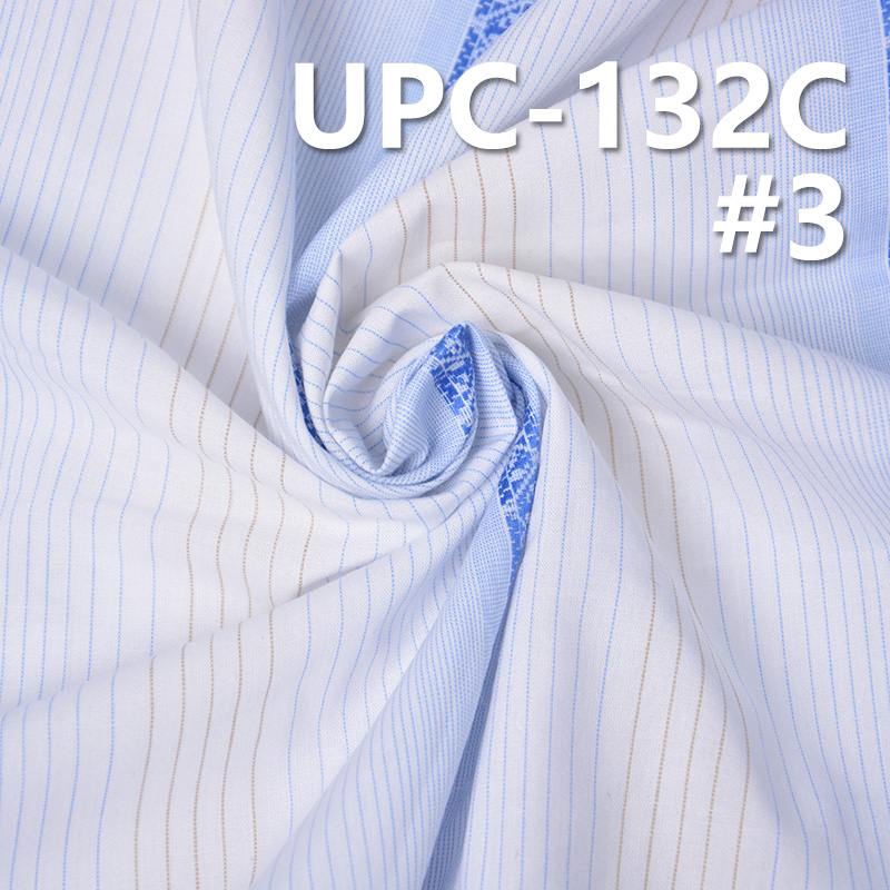 100% Cotton Yarn-Dyed Fabric | 115g/m² Dobby Stripe Fabric | Fabric for Skirts, Shirts, Casual Tops