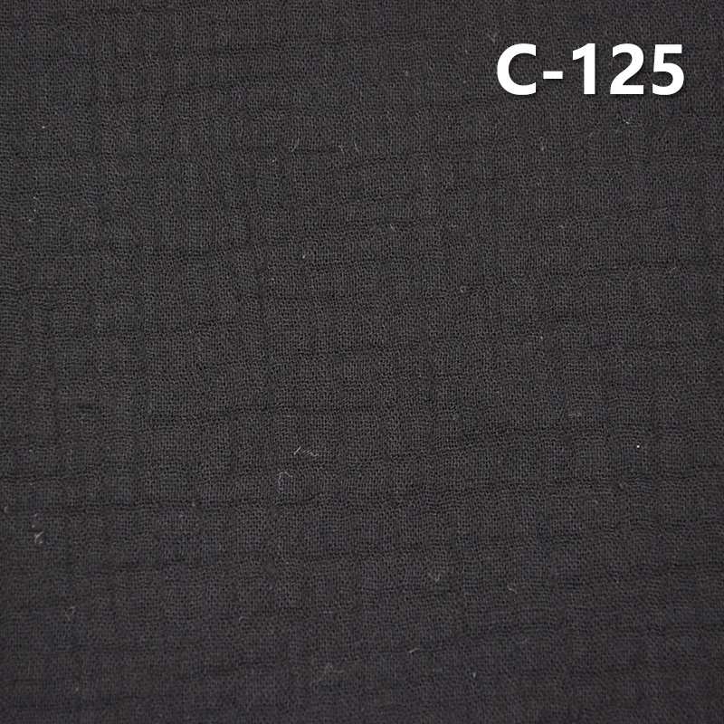 100% Cotton Dyed Fabric | 120g/m² Sand-Washed Double Gauze Fabric | Fabric for Casual Shirts & Dresses