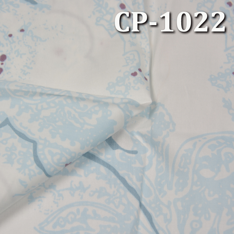100% Cotton Printed Fabric | 110 g/m2 Plain Weave Fabric | For Fresh Style Tops Skirts
