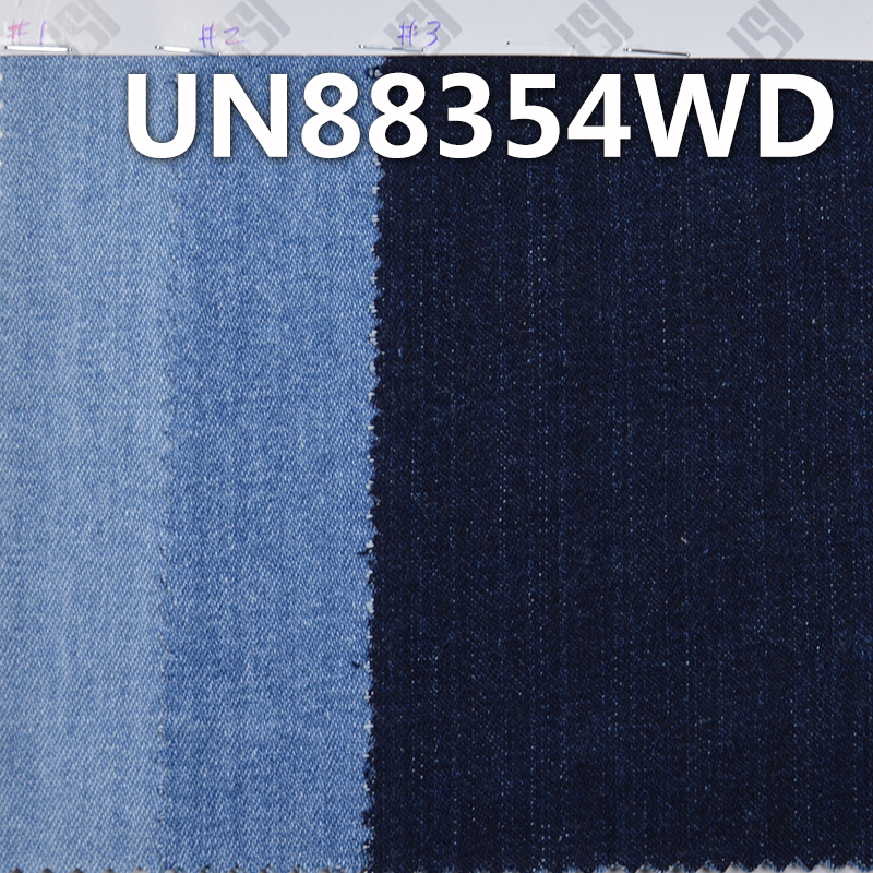 100% Cotton Washed Denim Fabric | 11 oz Cotton Slub Right Hand Twill Denim Fabric | For Jeans Denim Skirts Denim Tops
