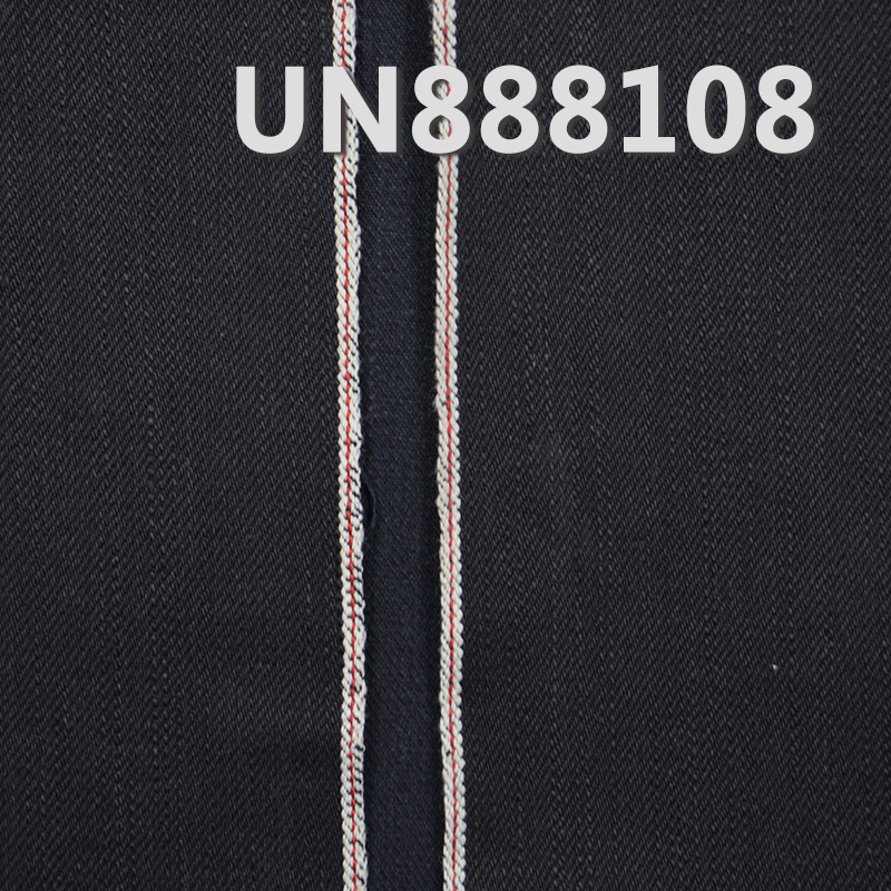 Woven Selvedge Denim | 13.4 oz Full Cotton Slub Red Selvedge Denim | Black Face Black Base | Jeans，Fashion Jackets Fabric