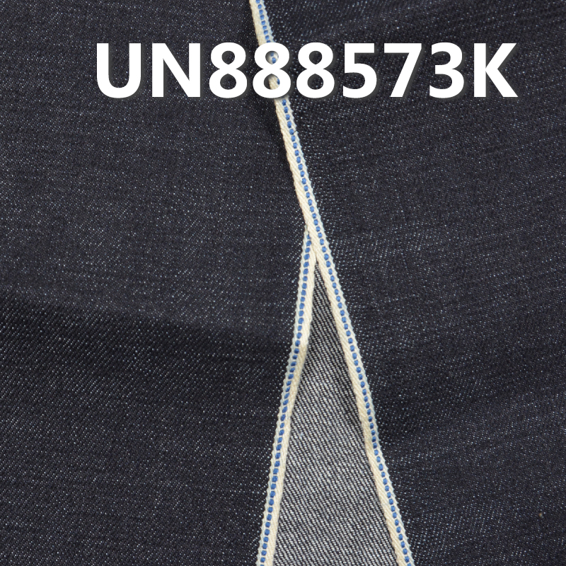 100% Cotton Dark Blue Selvedge Denim Twill 34/35" 14.3oz（blue edge) UN888573K