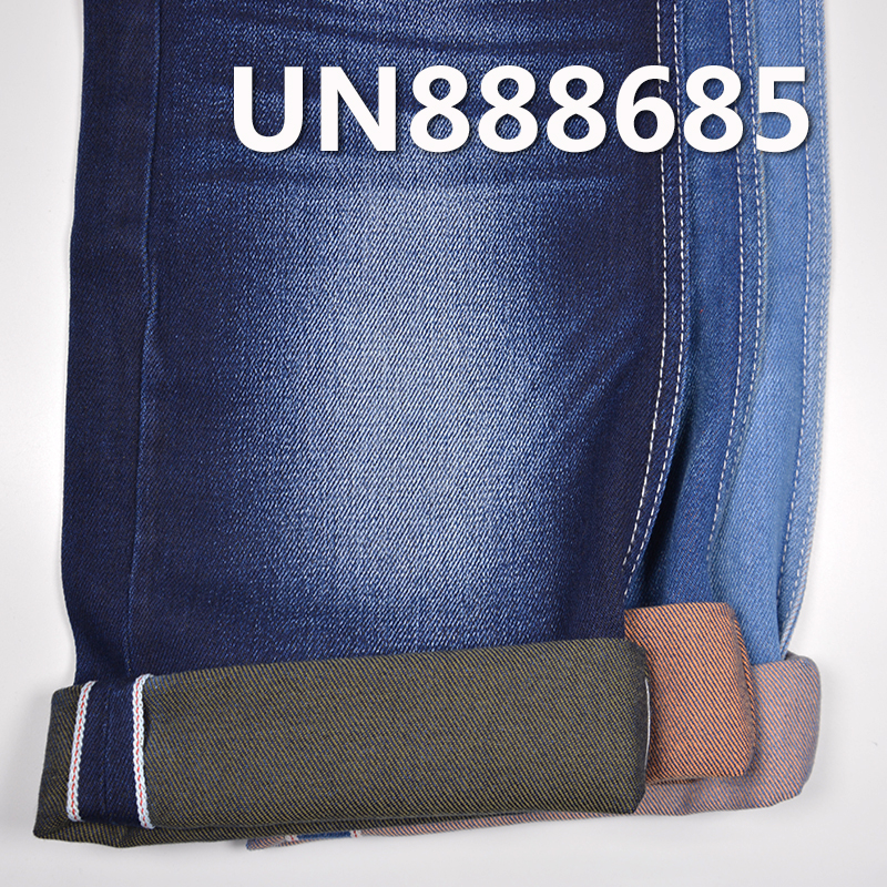 100% Cotton Yarn-Dyed Selvedge Denim Fabric | 12 oz 3/1 "Z" Twill Denim Fabric | For Jeans Denim Jackets Outerwear