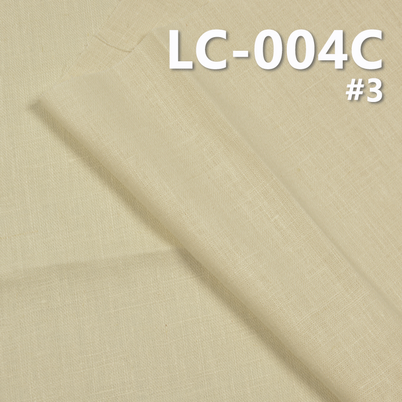Linen Cotton Dyed Fabric | 220g/m2 Plain Weave Linen Cotton Fabric | Fabric for Hanfu, Dresses, Trousers, Shirts