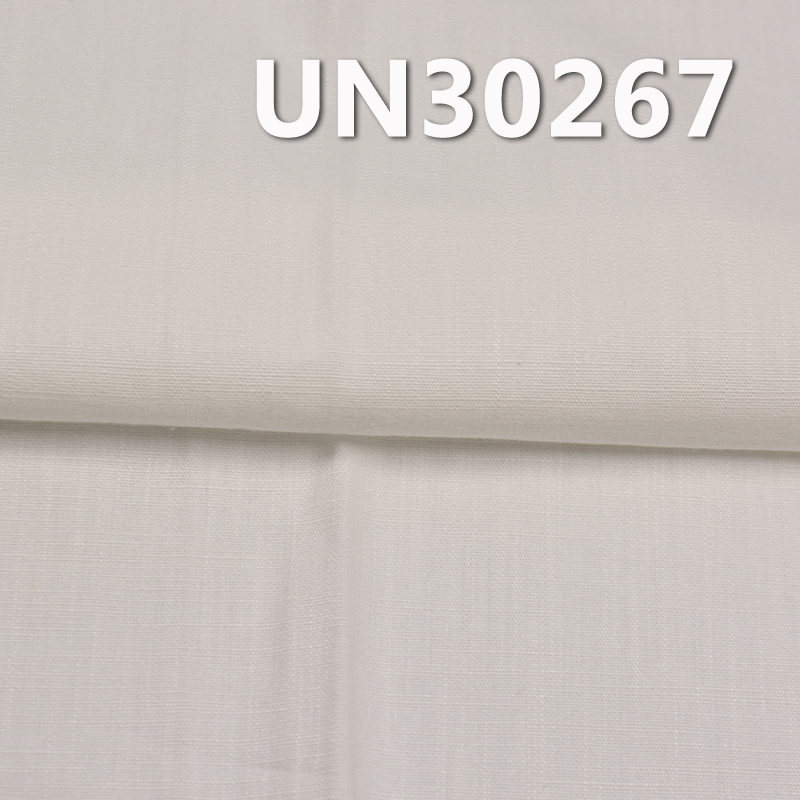 [PFD]100% Cotton Slub Dyed Fabric | 210g/m2 Plain Weave Half Bleached Fabric | Fabric for Casual Tops, Trousers, Skirts