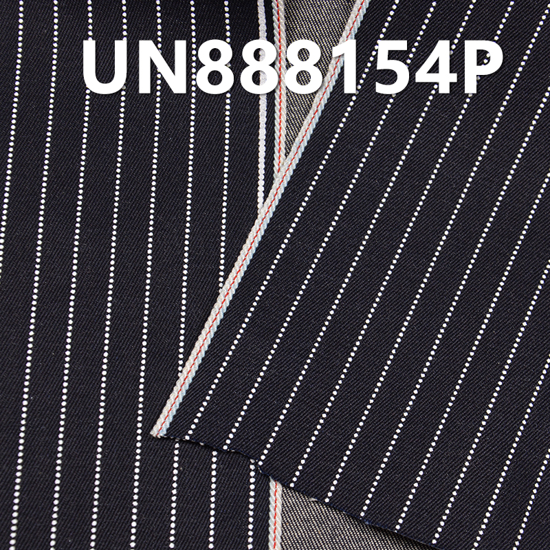 100% Cotton Stripe Print Selvedge Denim Twill 32" 9.2oz UN888154P