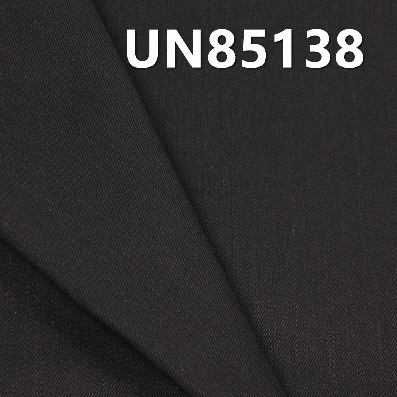 Black  Face&Black Back Denim |9.6oz Stretch 3/1"z"Twill Denim Fabric | Fabric for Jeans, Denim Skirts, Denim Tops