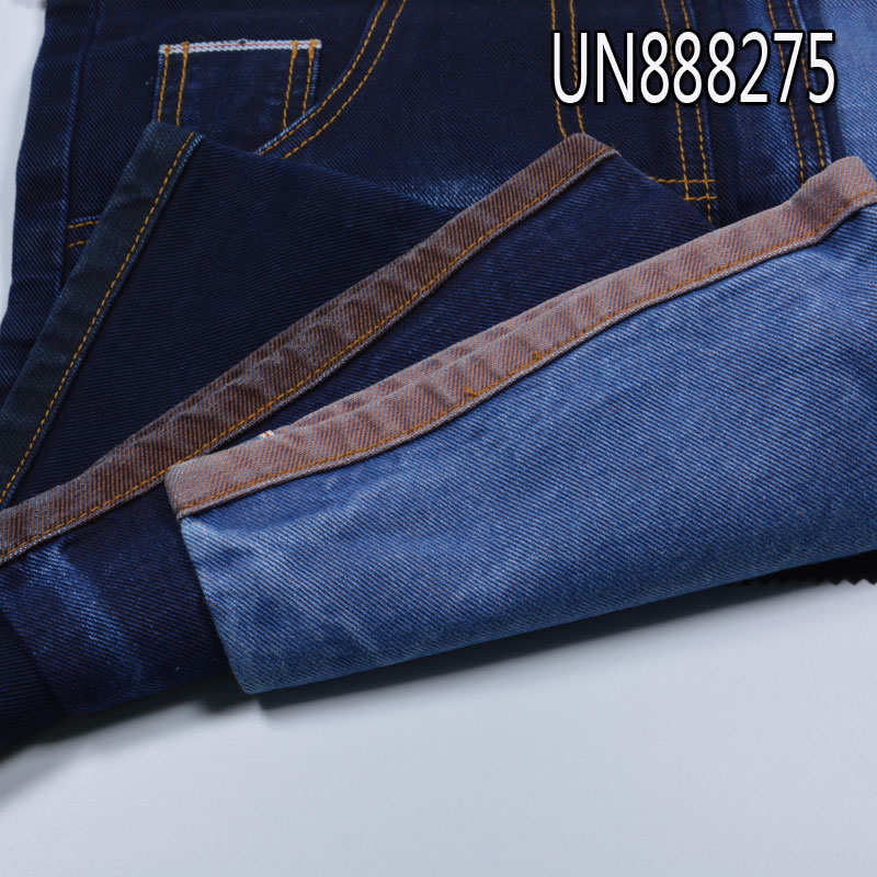 Yarn-Dyed Selvedge Denim Fabric | 13.3oz All-Cotton Blue Warp Black Weft Twill Denim |Trendy Jeans, Denim Jacket, and Coat Material