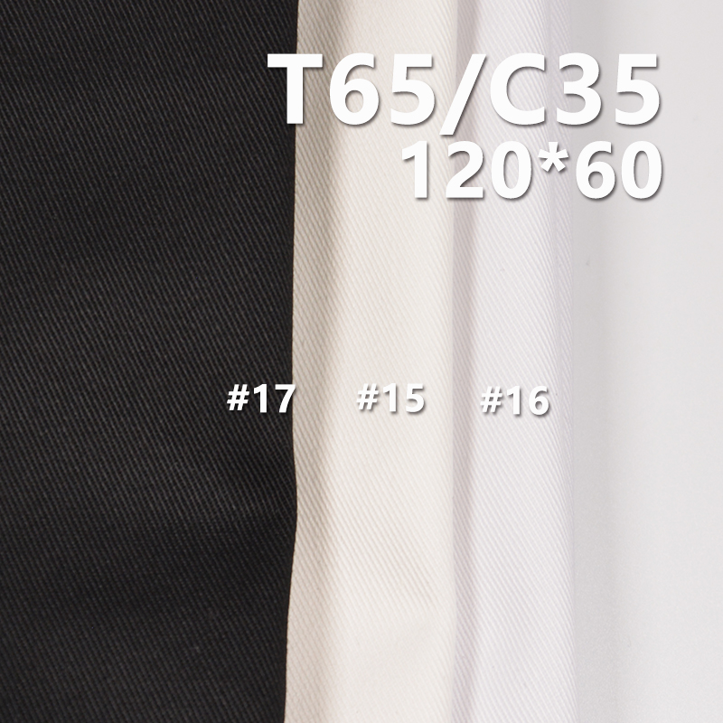 TC120*60 Cotton Polyester Twill 235g/m2 57/58"Garment Lining & Pocketing Fabric