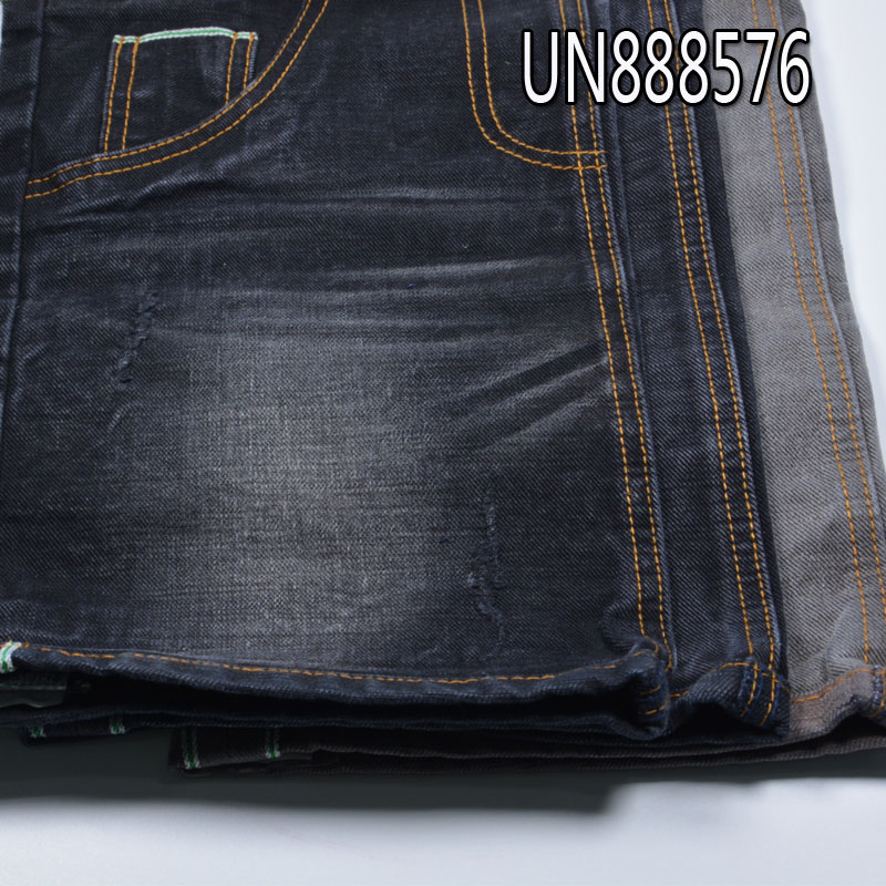 Yarn-Dyed Selvedge Denim | 15oz Slub Black Warp & Weft Cotton Denim | Left Twill Weave | Raw Denim | Jeans, Jackets, Outerwear