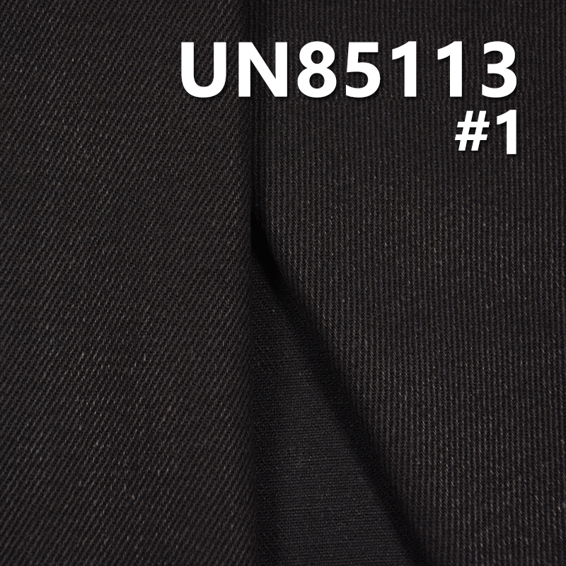 Cotton Rayon Denim Fabric | 11.5 oz Dyed Ground 3/1 "Z" Twill Denim Fabric | Black Warp Black Weft | For Jeans Denim Jackets Outerwear