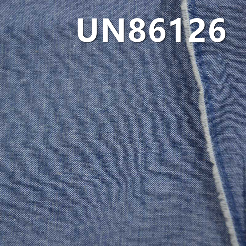 6oz Lightweight Chambray Denim Fabric | 100% Cotton Plain Weave for Shirts & Skirts