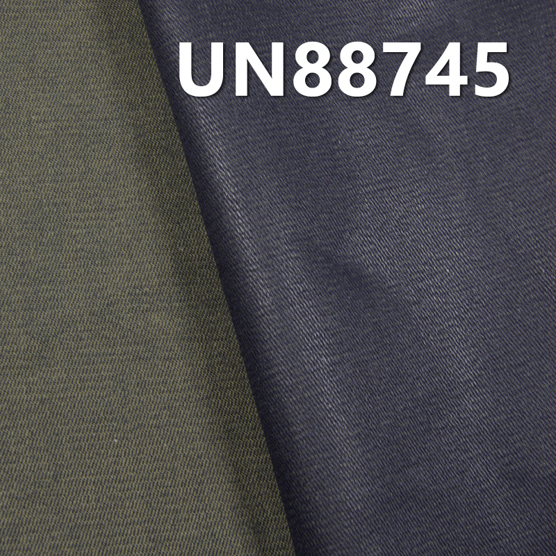 100% Cotton Blue Warp Green Weft Denim|7.8oz Twill Denim Fabric | Fabric for Denim Skirts, Casual Denim Tops