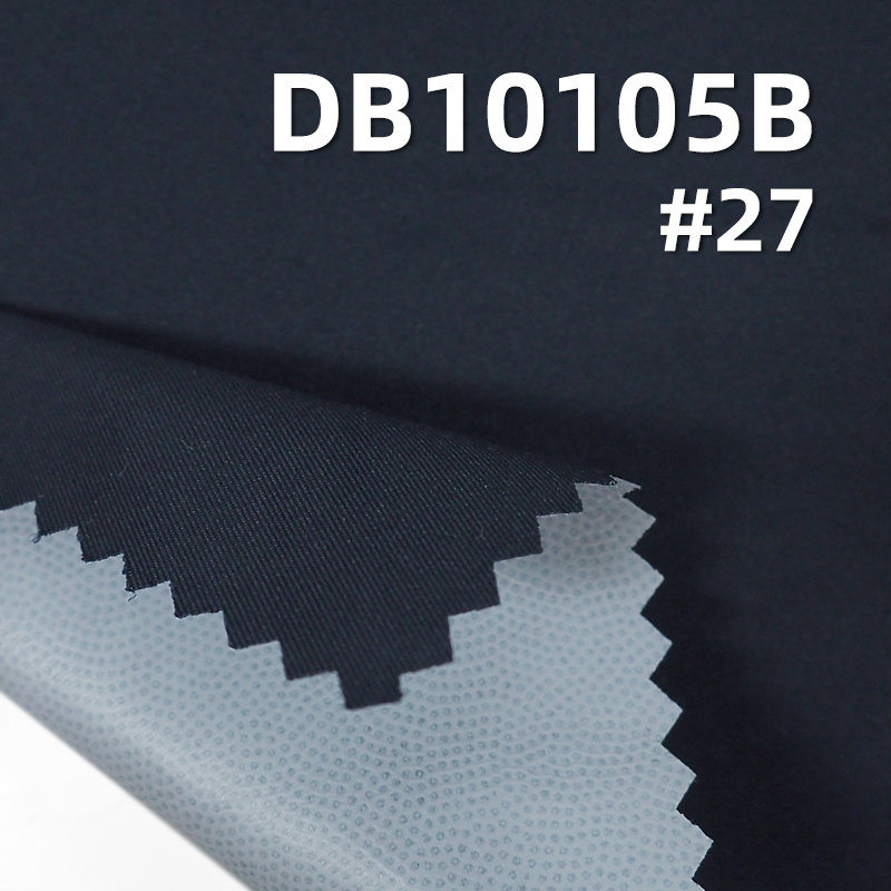 T400 Twill Textured Fabric | 150g/m² Nylon-Polyester | Laminated Water-Repellent Material | Outdoor Jacket Fabric