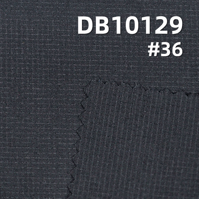 56g/m2 100% Polyester Dyed Fabric | Shimmering Sesame Check (1MM) |Waterproof Anti-Static Material |Cotton Jackets, Windbreaker Fabric