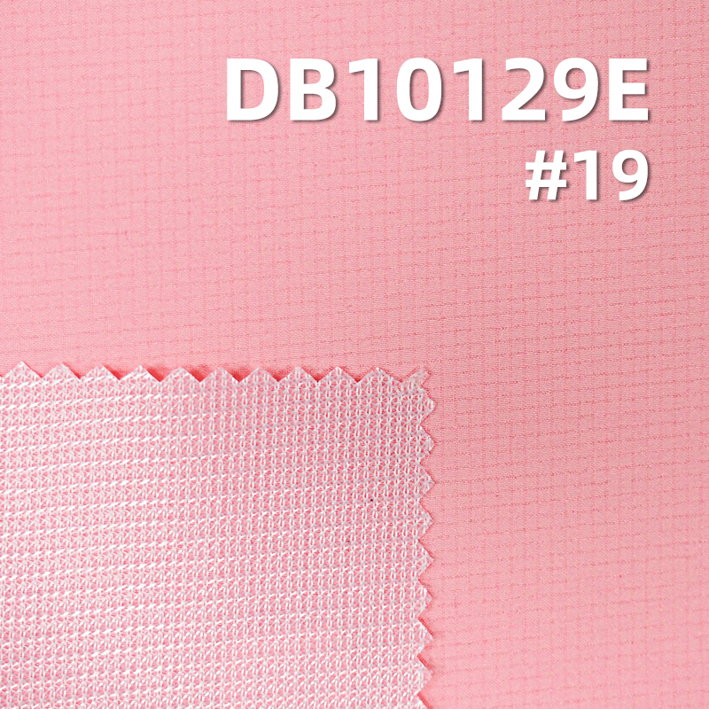 116g/m2 100% Polyester Checkered  Dyed Fabric | Shimmering Sesame Check (1MM) |KOTEC Coating, Waterproof, Anti-Static |Jackets, Windbreaker Material