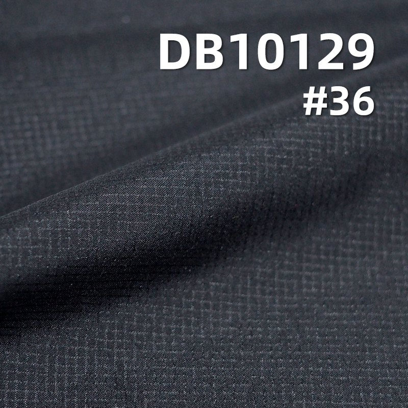 56g/m2 100% Polyester Dyed Fabric | Shimmering Sesame Check (1MM) |Waterproof Anti-Static Material |Cotton Jackets, Windbreaker Fabric